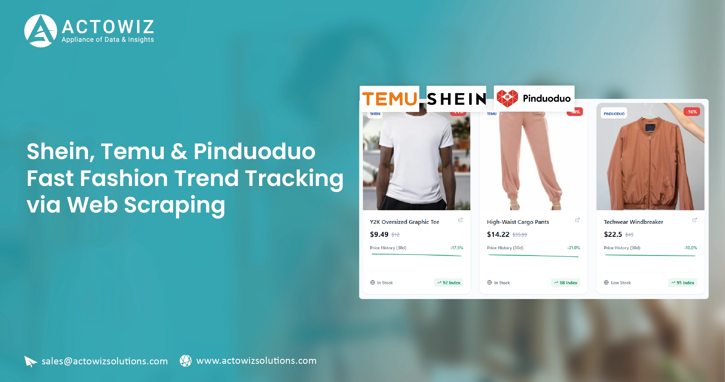 Shein, Temu & Pinduoduo — Fast Fashion Trend Tracking via Web Scraping